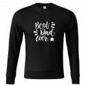 Černá mikina Best dad ever