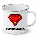 Smaltovaný hrnek Supermáma