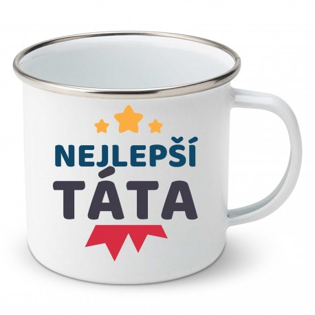 Smaltovaný hrnek Nejlepší táta
