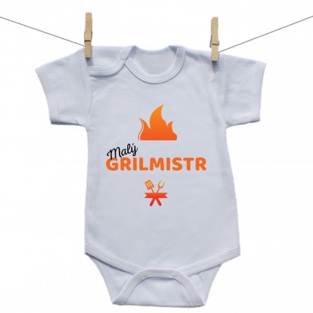 Body s krátkým rukávem Malý grilmistr