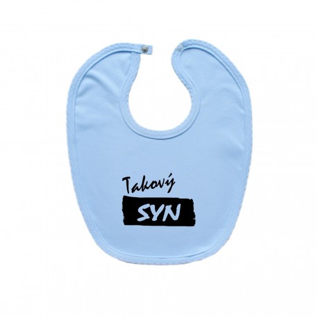 Modrý bryndáček na zapínání Takový syn