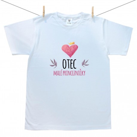 Pánské triko s krátkým rukávem Otec malé princezničky