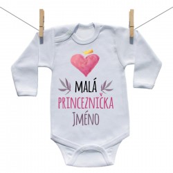 Body s dlouhým rukávem Malá princeznička se jménem