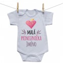 Body s krátkým rukávem Malá princeznička se jménem