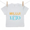 Tričko s krátkým rukávem Miluji léto