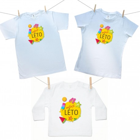 Rodinná sada (tričko s dlouhým rukávem) Miluji léto Rodinná sada (tričko s dlouhým rukávem) Miluji léto