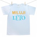 Pánské triko s krátkým rukávem Miluji léto