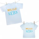 Rodinná sada (tričko s krátkým rukávem) Miluji léto