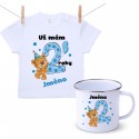 Sada Mám 2 roky s Medvídkem a jménem dítěte Chlapec