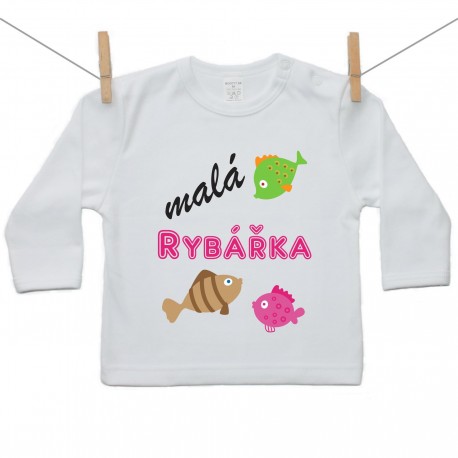 Tričko s dlouhým rukávem Malá rybářka