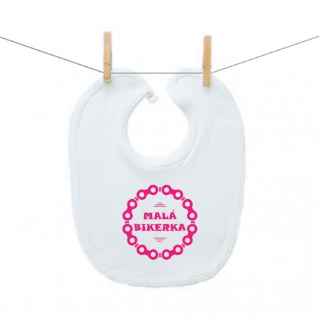 Bryndáček na zapínání Malá bikerka