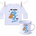 Sada Už mám 8 let s Medvídkem a jménem dítěte Chlapec