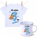 Sada Už mám 8 let s Medvídkem a jménem dítěte Chlapec