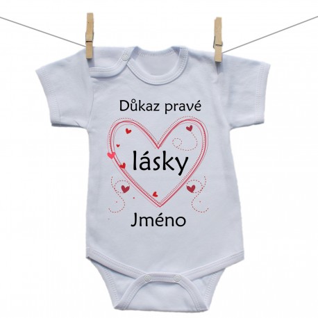 Body s krátkým rukávem Důkaz pravé lásky