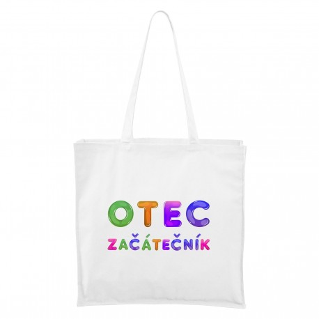 Bílá Maxi taška Otec začátečník