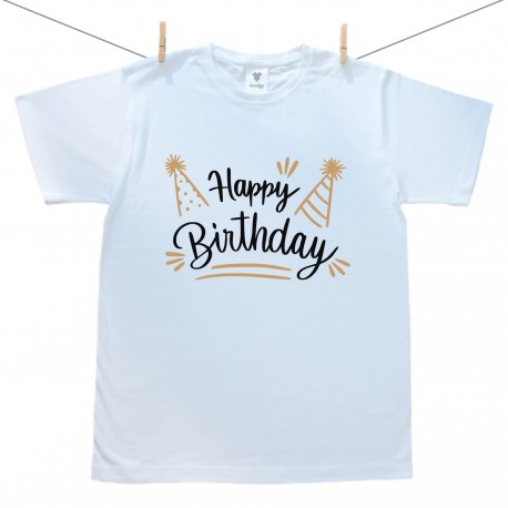 Pánské triko s krátkým rukávem Happy birthday