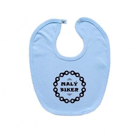 Modrý bryndáček na zapínání Malý biker