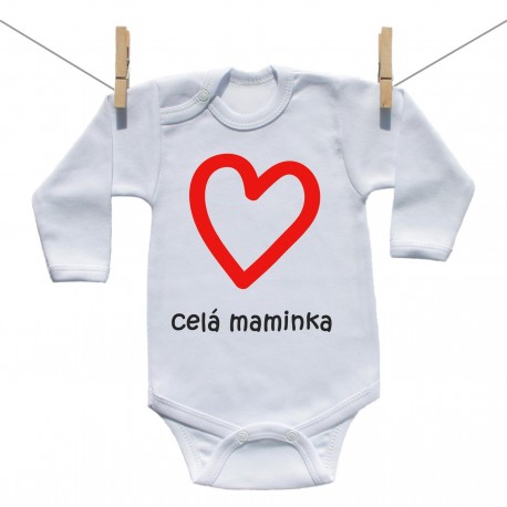 Body s dlouhým rukávem Celá maminka