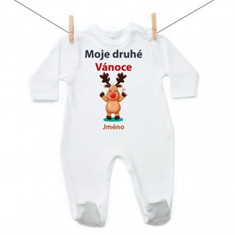 Overal Moje druhé Vánoce se sobíkem a jménem dítěte