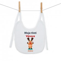 Bryndáček na zavazování Moje třetí Vánoce se sobíkem a jménem dítěte