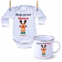 Sada Moje první Vánoce se sobíkem a jménem dítěte
