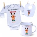 Sada Moje druhé Vánoce se sobíkem a jménem dítěte