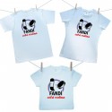Rodinná sada (tričko s krátkým rukávem) Fandí celá rodina