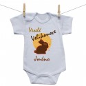 Body s krátkým rukávem Veselé Velikonoce s jménem děťátka