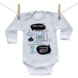 Body s dlouhým rukávem Ahoj! Já jsem tady nový