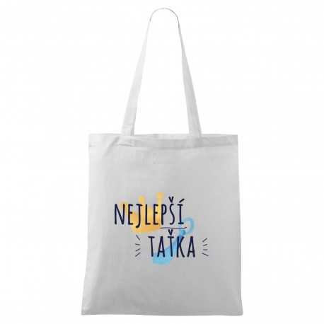 Bílá taška Nejlepší taťka