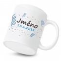 Keramický hrnek Se jménem děťátka a datem (Chlapec)