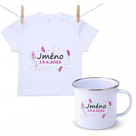 Sada Se jménem děťátka a datem (Dívka)