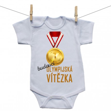 Body s krátkým rukávem Budoucí olympijská vítězka