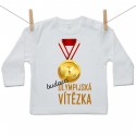 Tričko s dlouhým rukávem Budoucí olympijská vítězka