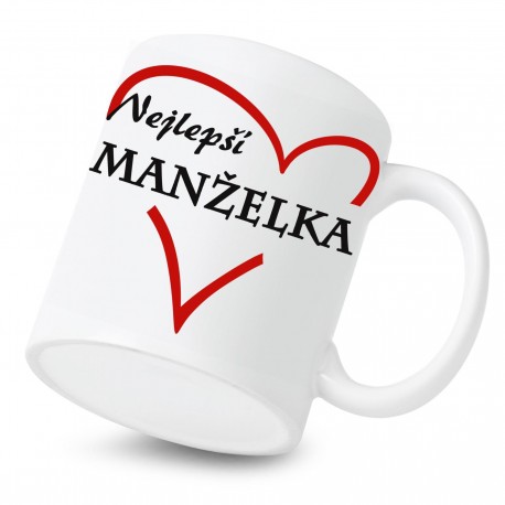 Keramický hrnek Nejlepší manželka