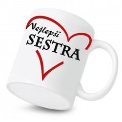 Keramický hrnek Nejlepší sestra