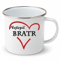 Smaltovaný hrnek Nejlepší bratr