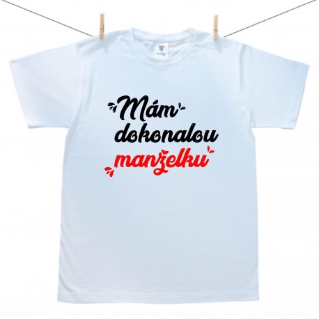 Pánské triko s krátkým rukávem Mám dokonalou manželku