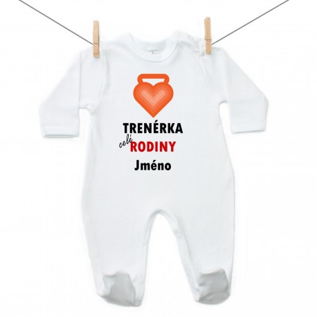 Overal Trenérka celé rodiny s jménem dítěte Overal Trenérka celé rodiny s jménem dítěte