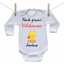 Body s dlouhým rukávem Naše první Velikonoce s jménem Dívka
