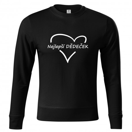 Černá mikina Nejlepší dědeček