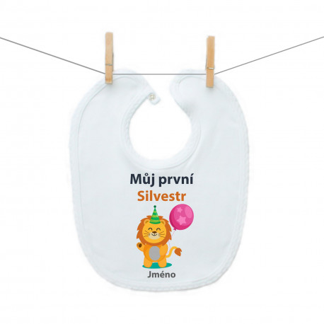 Bryndáček na zapínání Můj první Silvestr se lvíkem a jménem děťátka