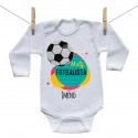 Body s dlouhým rukávem Malý fotbalista se jménem děťátka