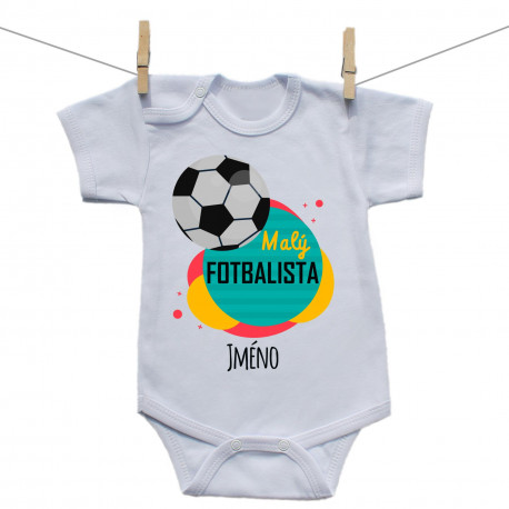 Body s krátkým rukávem Malý fotbalista se jménem děťátka