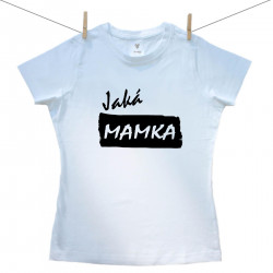 Dámské triko s krátkým rukávem Jaká mamka