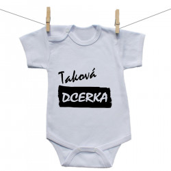 Body s krátkým rukávem Taková dcerka