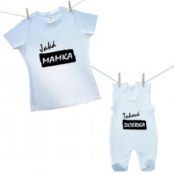 Rodinná sada (dupačky) Jaká mamka taková dcerka