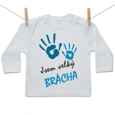 Tričko s dlouhým rukávem Jsem velký brácha