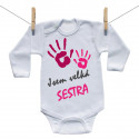 Body s dlouhým rukávem Jsem velká sestra
