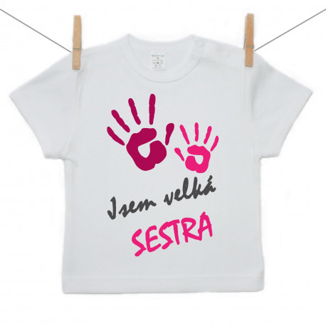 Tričko s krátkým rukávem Jsem velká sestra